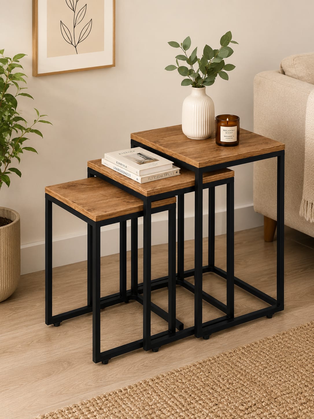 3-LEG TROLLEY SIDE TABLE