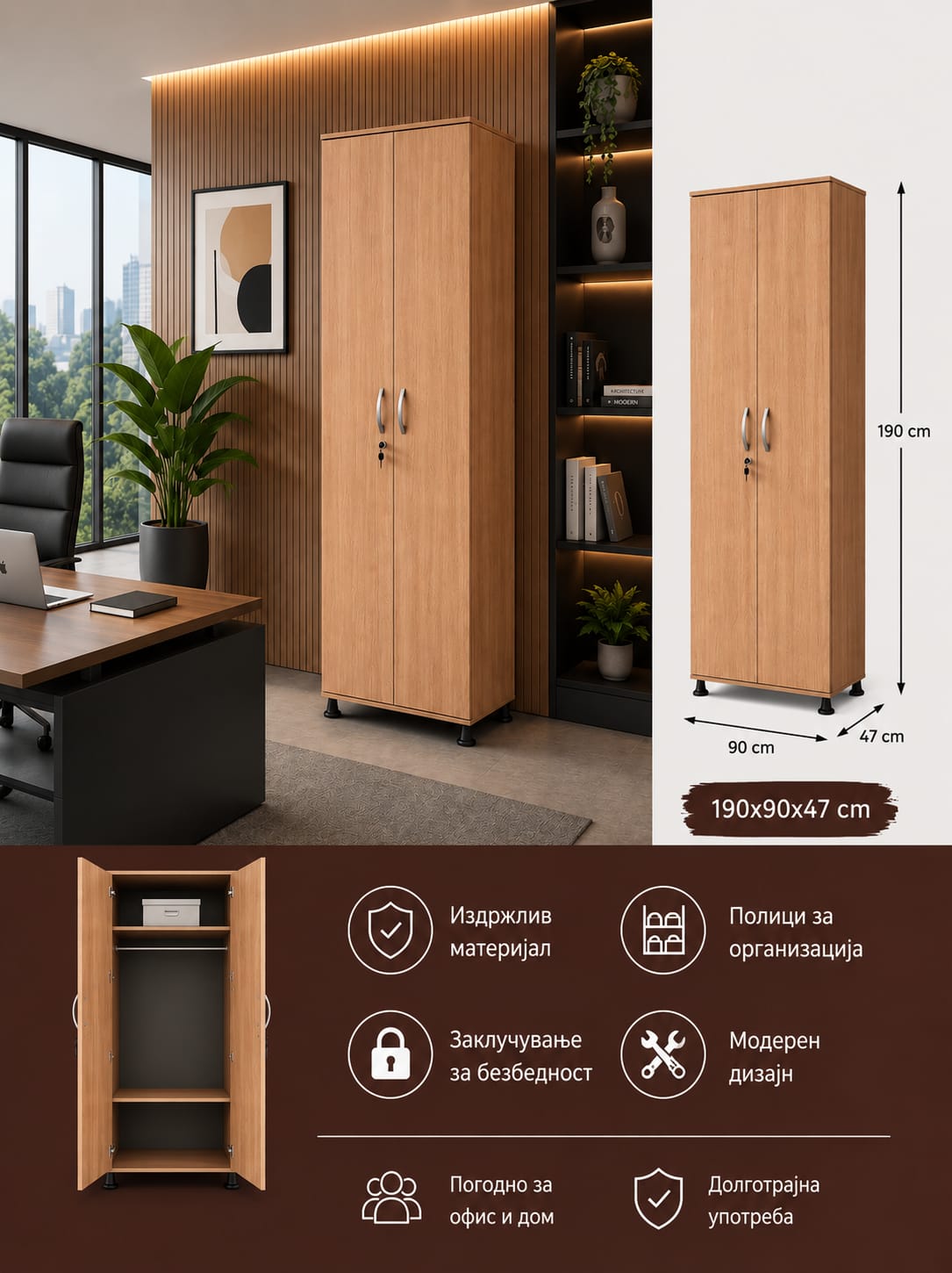 Executive Wardrobe Cabinet