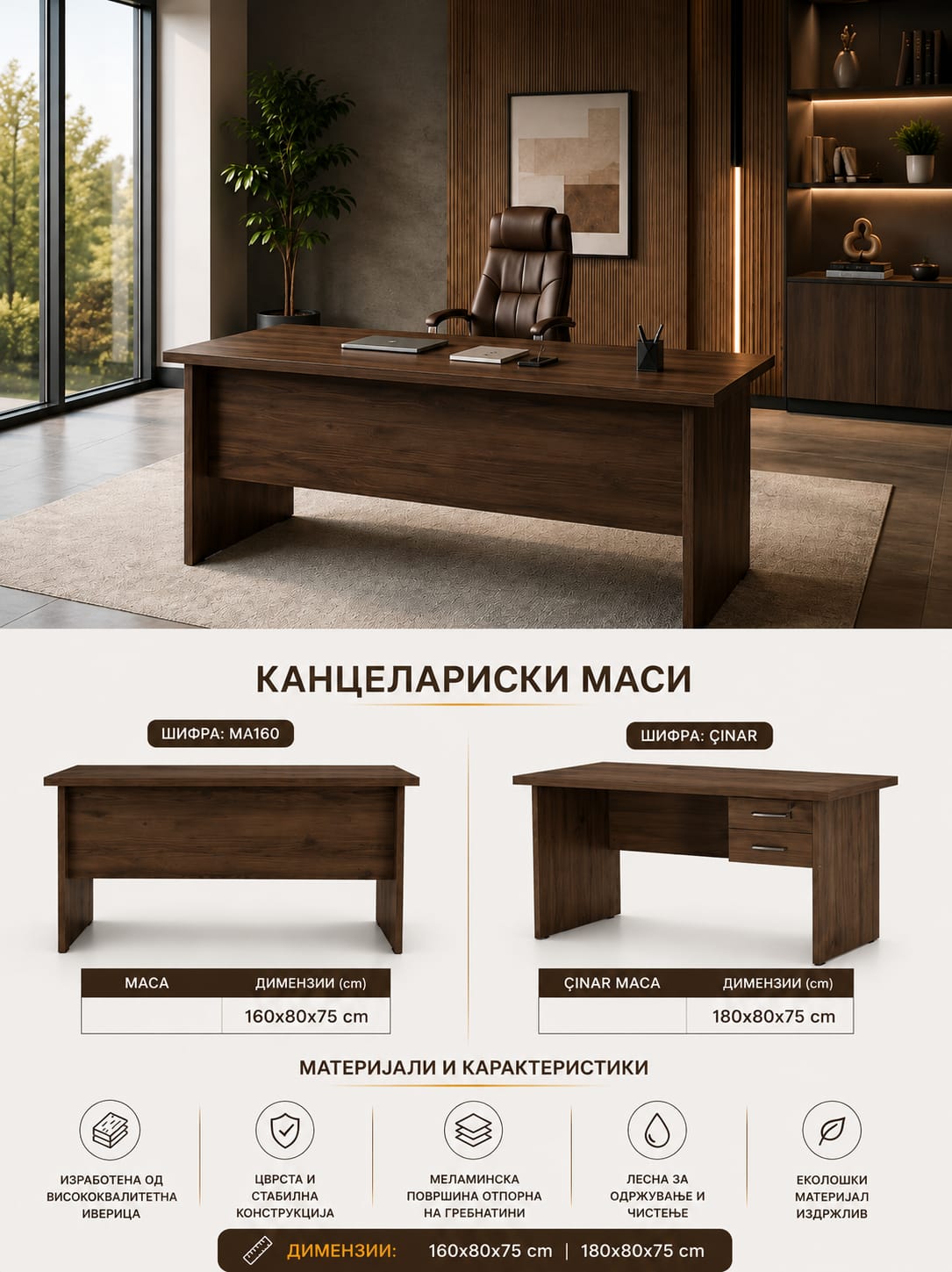 Executive Office Desk Collection