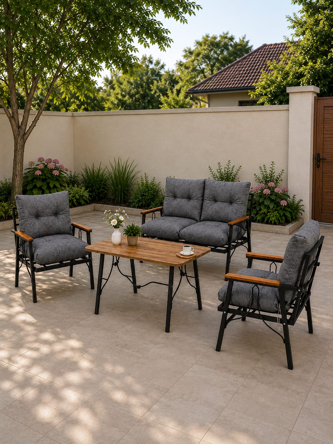 RUYA Garden Set 2+1+1+Table